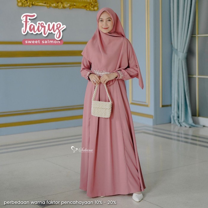 Murah Fairuz dress only by salvina hijab Non COD