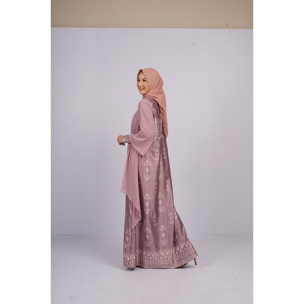Murah gamis batik dewasa Elzatta Gamis Nanjana Shayla Premium satin Non COD