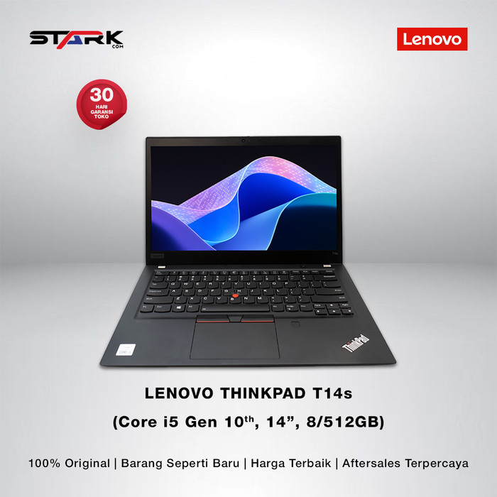 Laptop Lenovo Thinkpad T14S G1 - Core i5 GEN 10 - 15" RAM 16GB SSD 256GB - 512GB - 1TB
