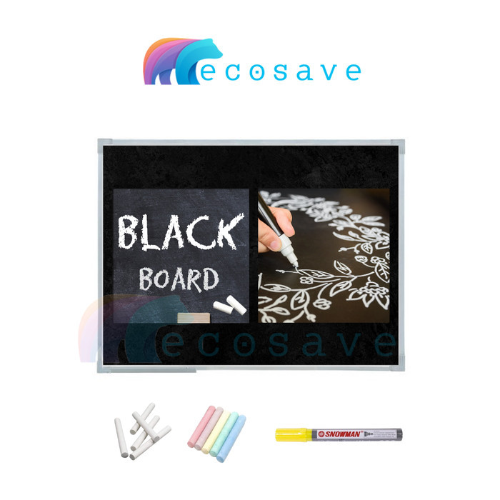 

Blackboard Spidol SAKANA 45x60 cm - Papan Tulis Hitam Utk Spidol
