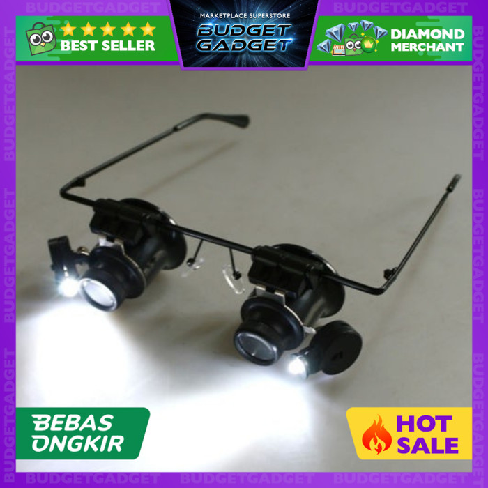 

Kaca Mata Pembesar Reparasi Jam atau Perhiasan 20x Magnifier