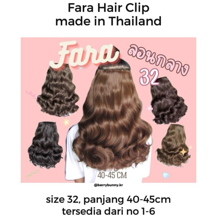 TERBARU Fara Hair Clip Made In Thailand Original