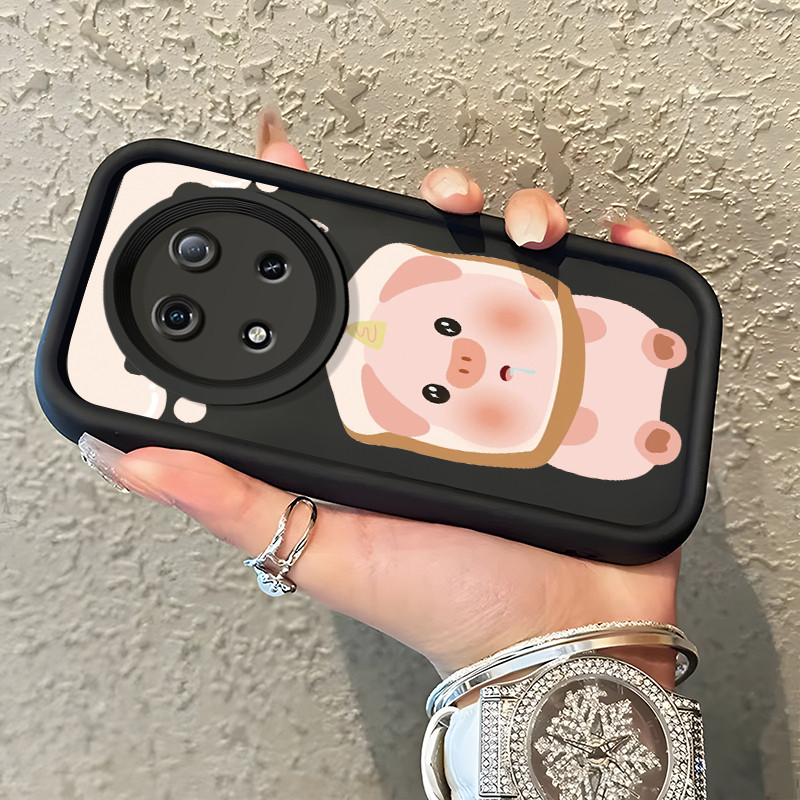 Casing Hp Untuk Itel Rs 4 P55 5G A70 Case Casing Softcase babi babi HP Kesing lunak baru penutup pel