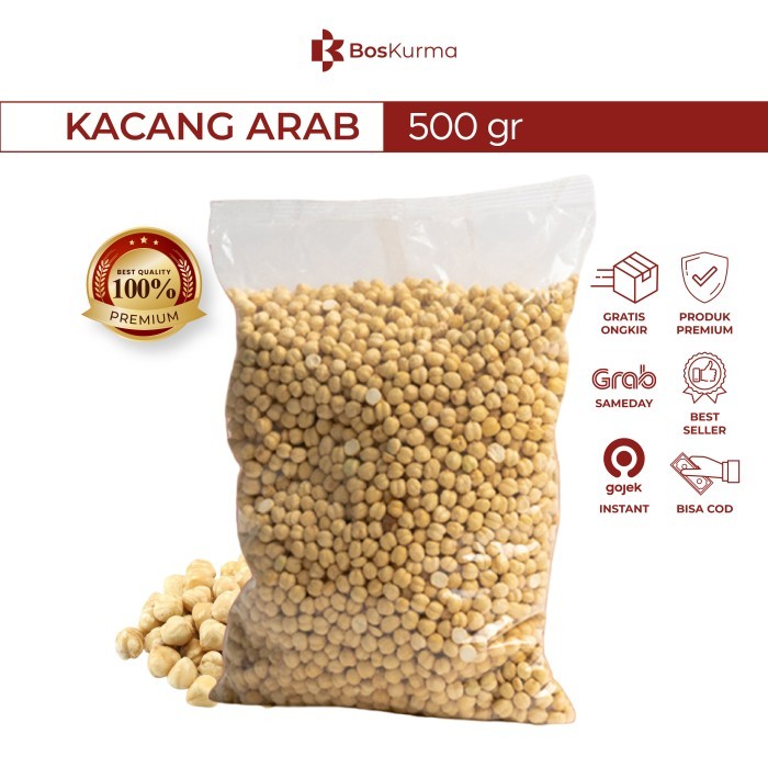 

Kacang Arab 500 gr Original Roasted Chickpea Matang