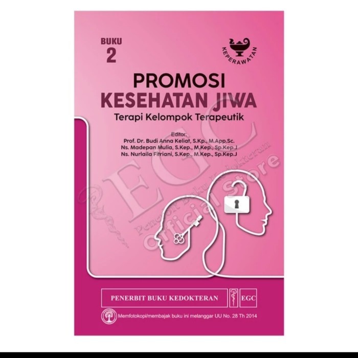 Promosi Kesehatan Jiwa Terapi Kelompok Terapeutik Budi Anna Keliat