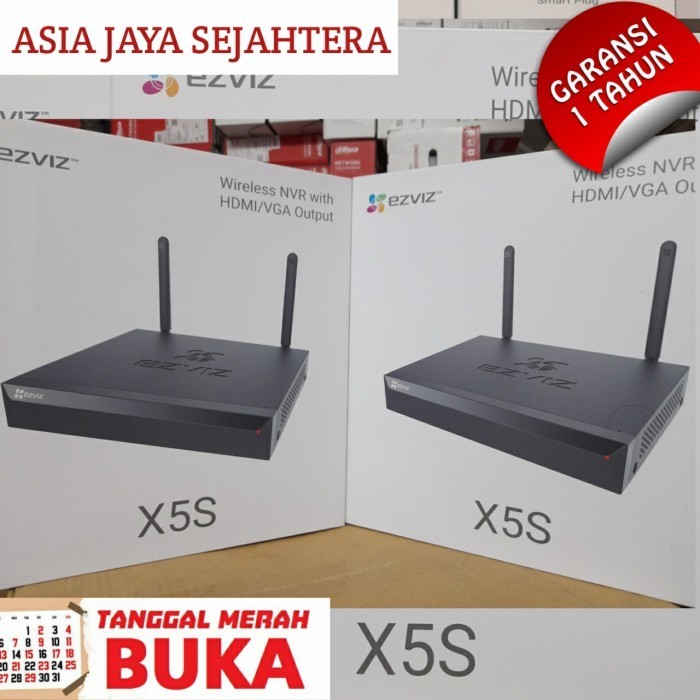 TERBARU nvr ezviz 8 channel x5s / nvr wireless