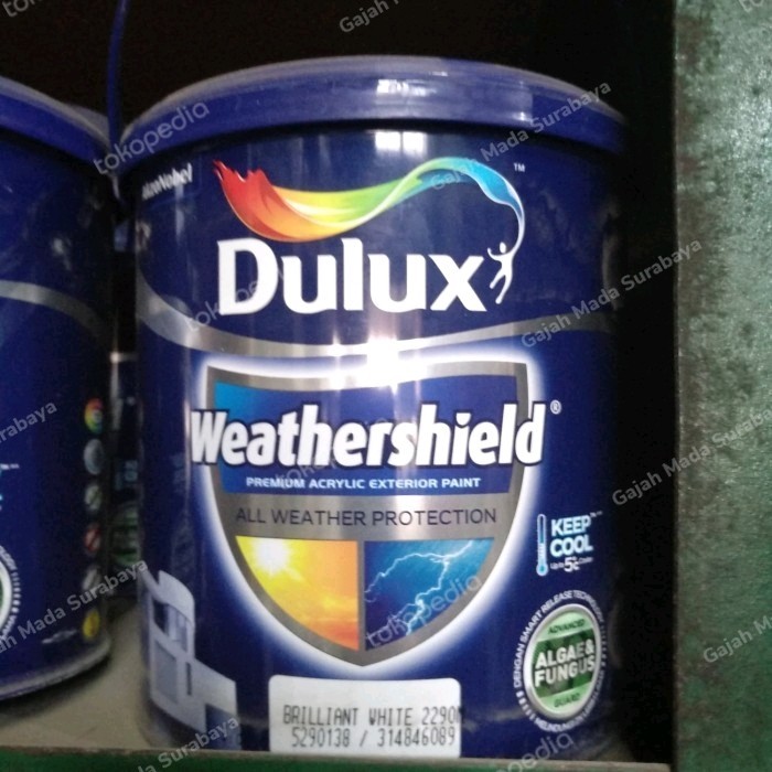 Cat Dulux Weathershield Briliant White 2.5 Liter