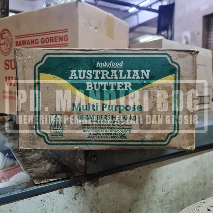 

INDOFOOD AUSTRALIAN BUTTER UNSALTED 10 KG