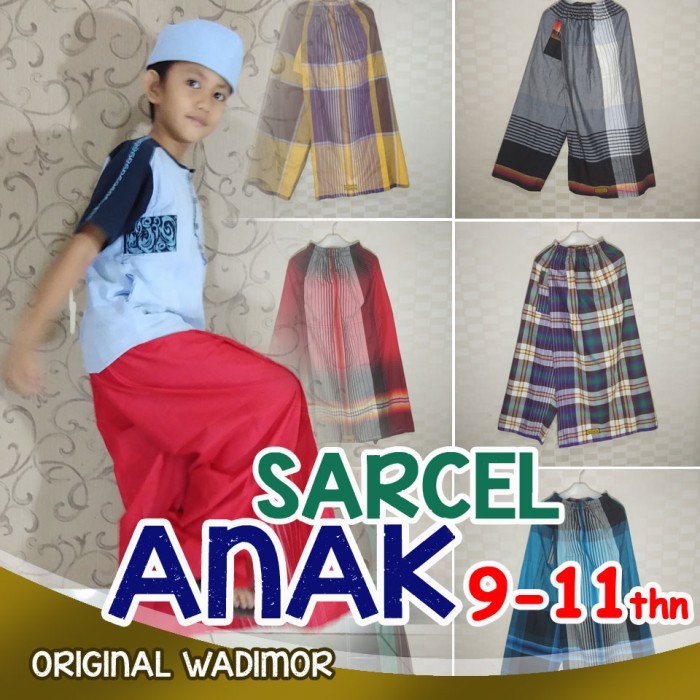 TERLARIS Sarung celana anak umur 9 10 11 tahun celana sarung anak wadimor