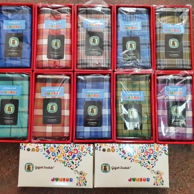 sarung anak sarung junior gajah duduk