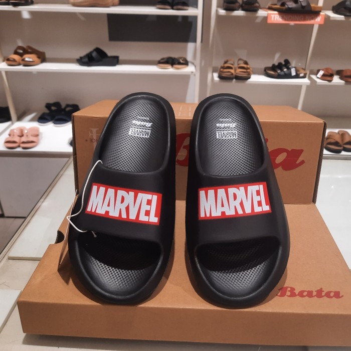 Bata marvel sandal slop karet anak pria ringan 4616050
