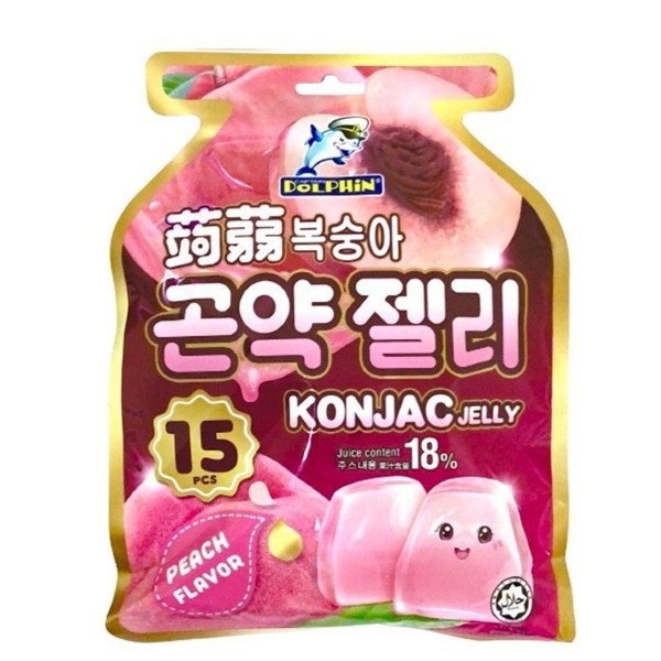 

CAPTAIN DOLPHIN KONJAC JELLY PEACH 300 GR (15x20GR)