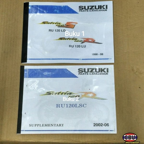 Fotokopi  Buku Part Katalog Suzuki Satria Lumba 5 Speed 6 Speed Cw Dd  Kenny Robert Barang Langka