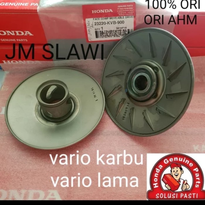 Pully Set Face Comp Driven Face Assy Vario Karbu Vario Lama Ori Honda Barang Langka