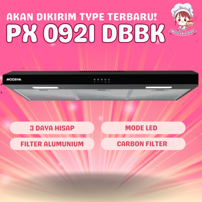 Cooker Hood Modena Px 9002 / Modena Px9002 Garansi Resmi
