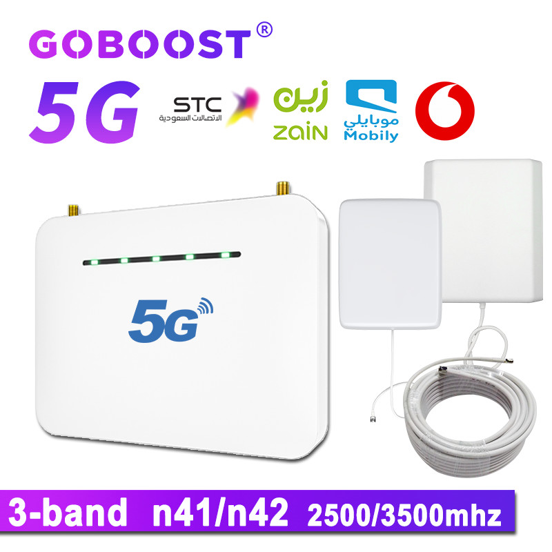 GOBOOST 5G signal booster cellular amplifier full set for homeuse SA UAE communication antenna 5g 4g