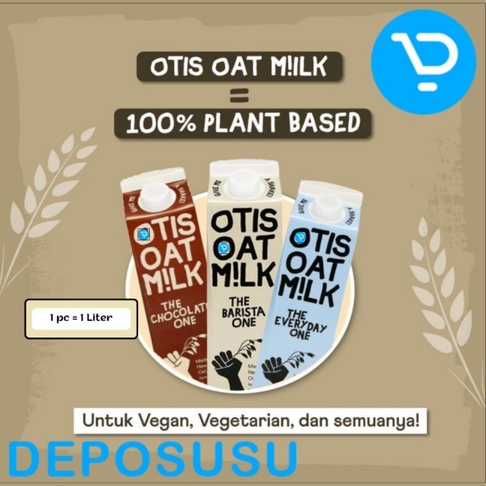 

TERLARIS TERLARIS TERLARIS OTIS SUSU OAT MILK 1L - BARISTA ONE / EVERY DAY / CHOCOLATE MURAH!!!