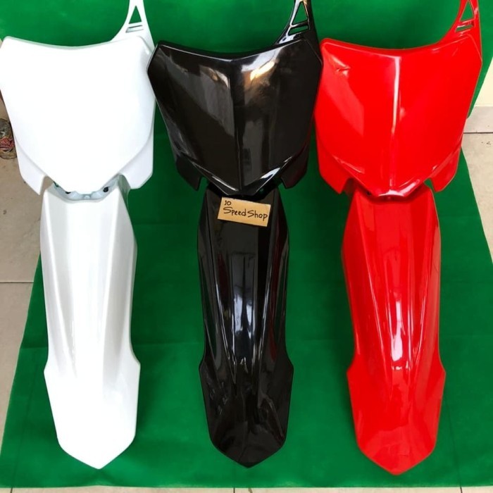 READY SPAKBOR DEPAN CRF 250 SET PAPAN NOMOR CRF 250 BAHAN PLASTIK ABS