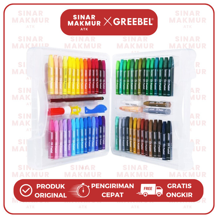 

Crayon/Oil Pastel/Krayon 55 Warna Greebel (Set)