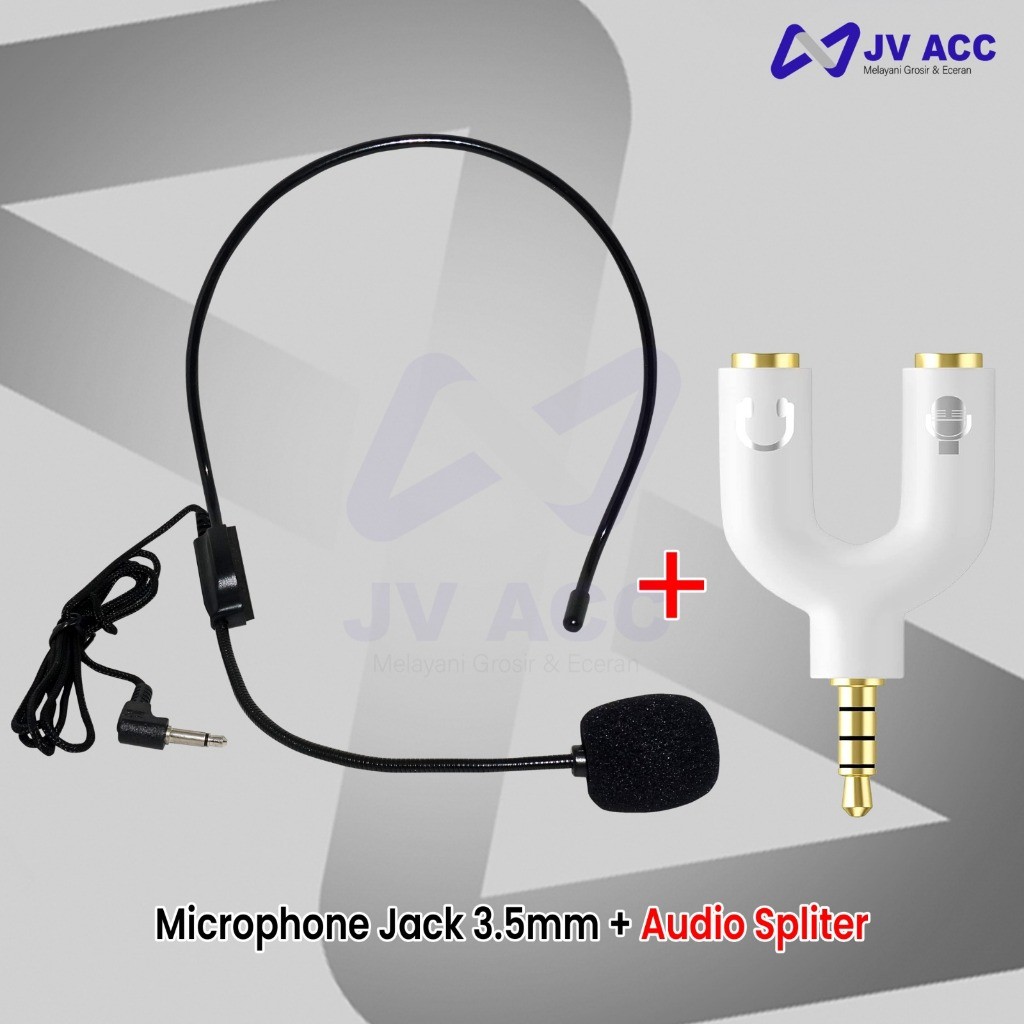 1 SET BANDO MIC MICROPHONE CLIP ON FOR VLOGGER / LIVE / KONTEN CREATOR