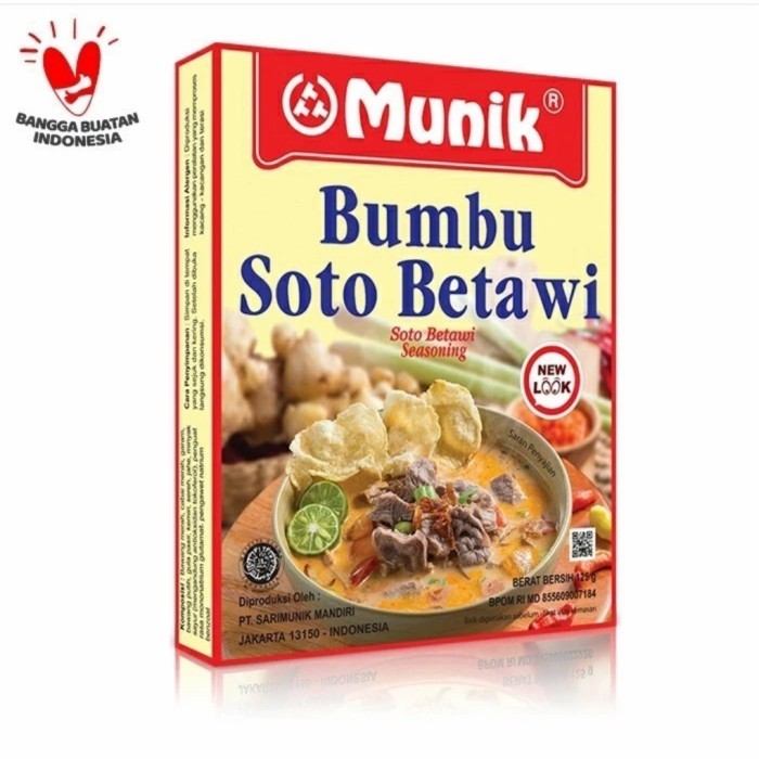 

*#*#*#*#] Munik Bumbu Soto Betawi 125 Gram Bumbu Soto Betawi Munik 125G 125 Gr