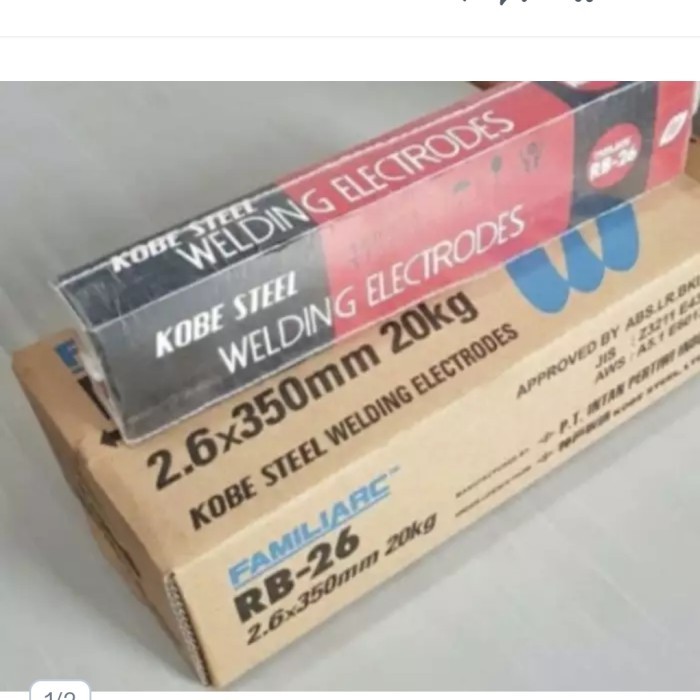 ] Kawat Las Kobe Steel RB 26 2.6MM 5KG RB 26 2.6 MM RB 26 2.6 MM