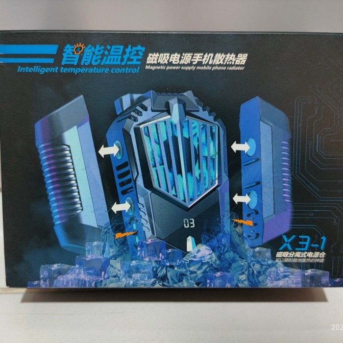 TERBARU X3-1 Phone Cooler with battery fan pendingin HP dengan baterai