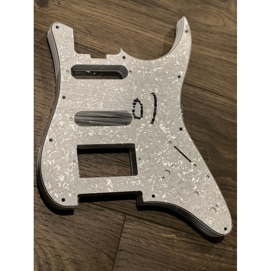 Jual Soloking MS-1 Classic Pickguard Replacement Parts in White Pearloid