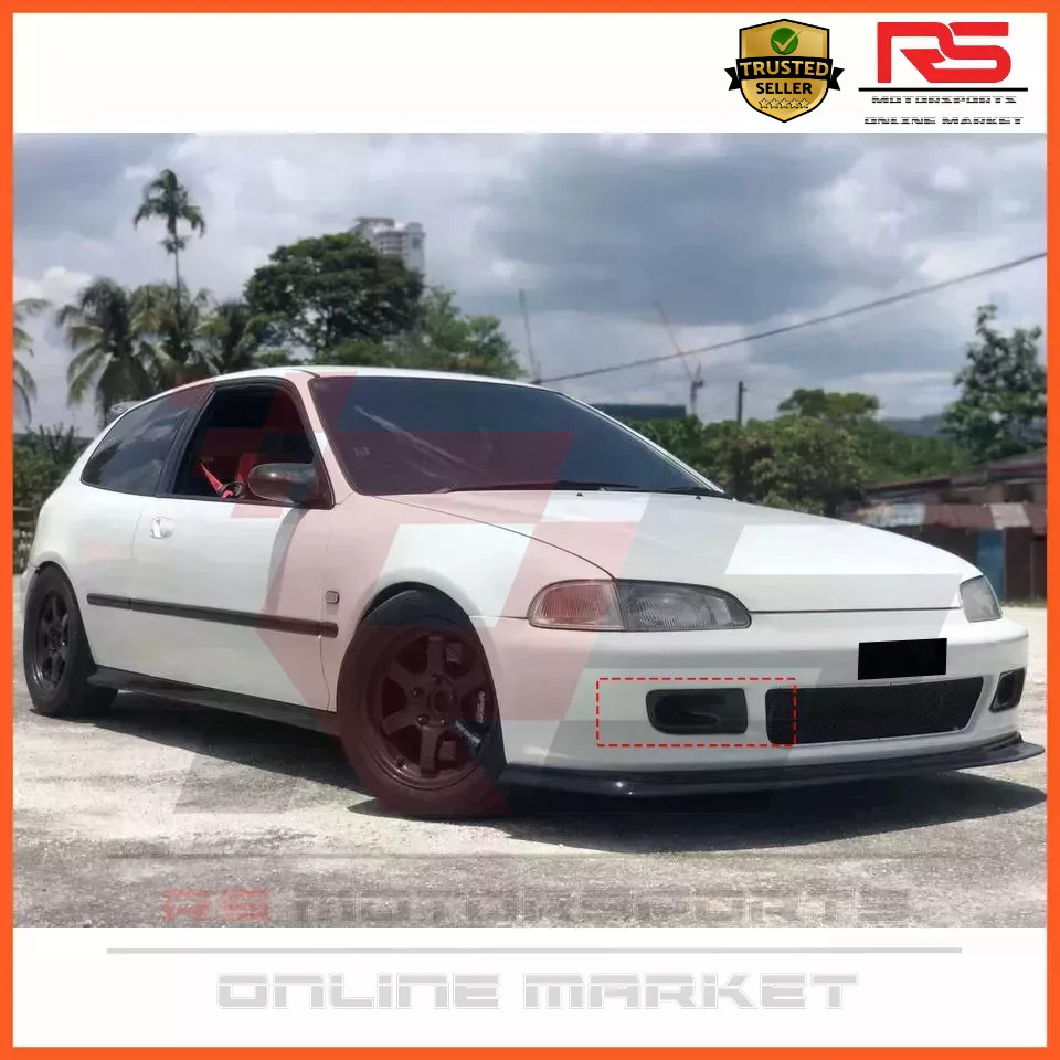 Honda Civic EG '92 SR3 EG6 Tahun 1992 ~ 1995 Bumper Depan Ventilasi Udara Samping Kiri & Kanan ** JS