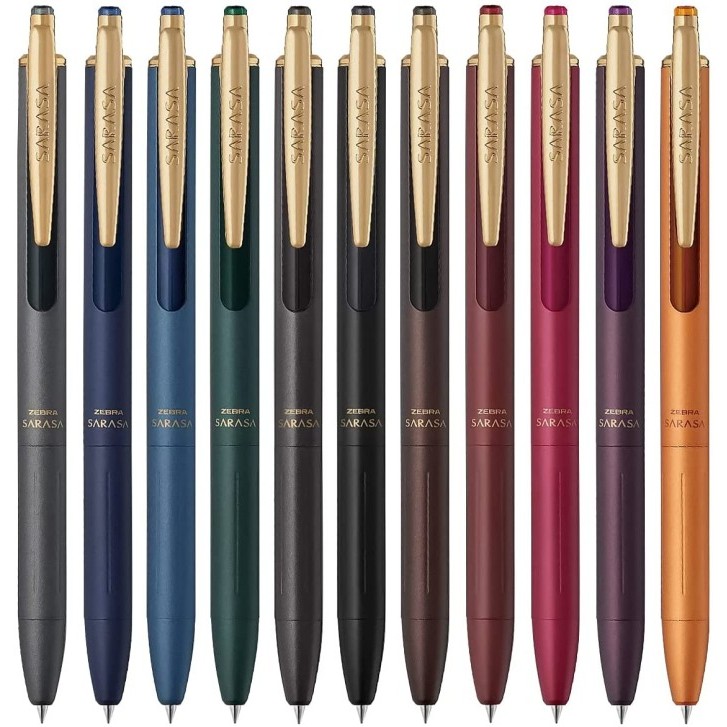 

Sale Zebra Sarasa Grand 0.5 Mm Gel Pen Vintage Single/Set Of 11 Color
