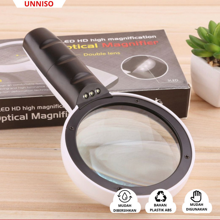 

Sale Unniso - Manifier Glass Kaca Pembesar Lampu Led 95 Mm Mg2