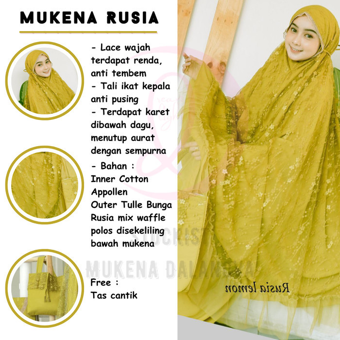Mukena Rusia Dewasa Distributor Original Dalanova