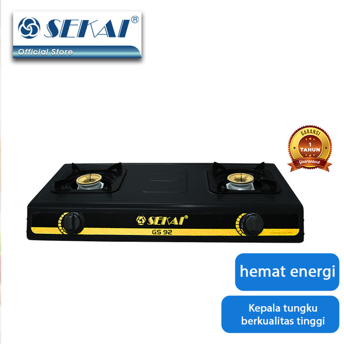 Kompor Gas Sekai GS-92, Solusi Memasak Praktis untuk Rumah Tangga