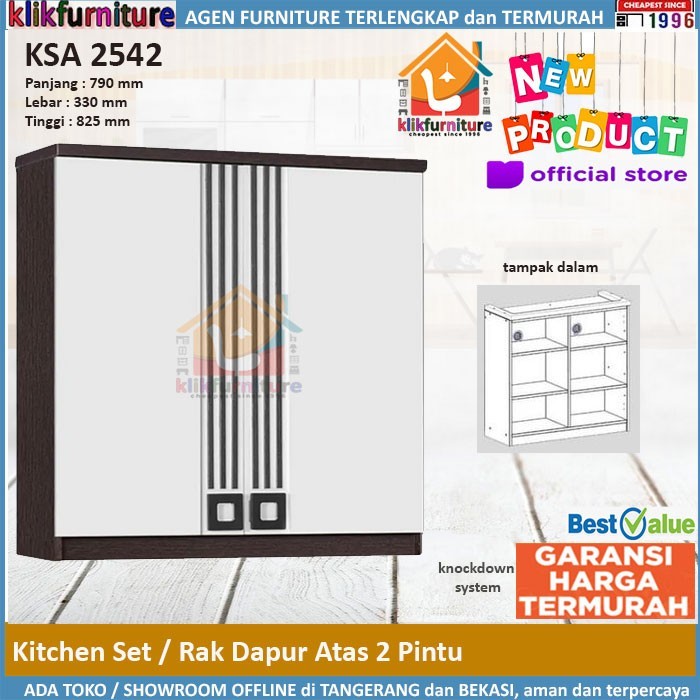 Ksa 2542 Graver Kitchen Set Pintu 2 Atas Infinity