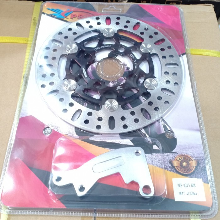 Terhemat Disc Psm Scoopy Fi 220Mm/ Piringan Cakram Psm Cnc 220Mm Scoopy Karbu