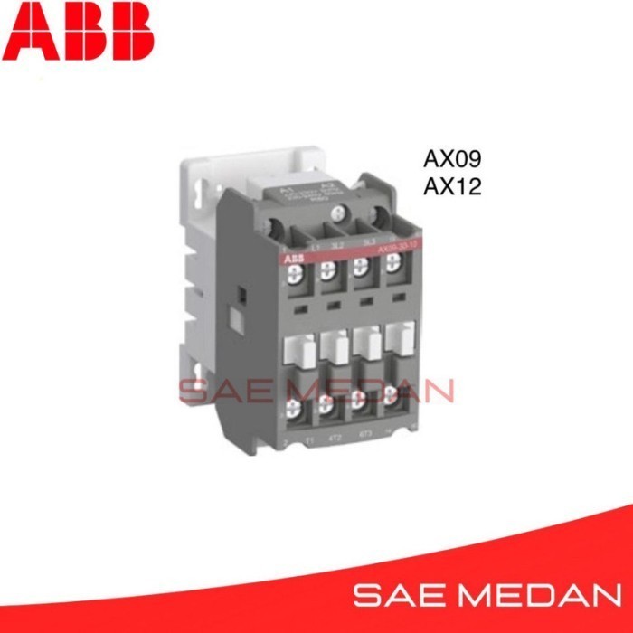 TERBARU - ABB Contactor AX12-30-01 / Kontaktor AX12-30-01 220VAC