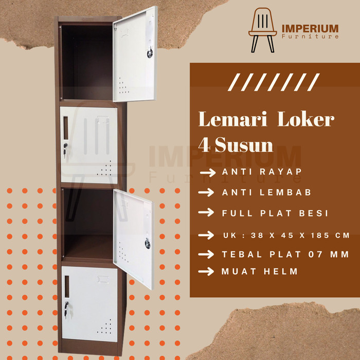 

Sale Loker Besi / Lemari Loker Besi / Loker 4 Pintu / Loker Besi 4 Pintu