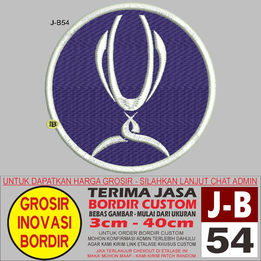 PATCH BORDIR LOGO J-B54 UEFA SUPER CUP - GIB REVIEW/TESTIMONI