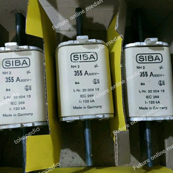 Nh Fuse Siba / Siemen/ Ori Sekering / Nt Fuse Siemen 300 / 355 / 400 A