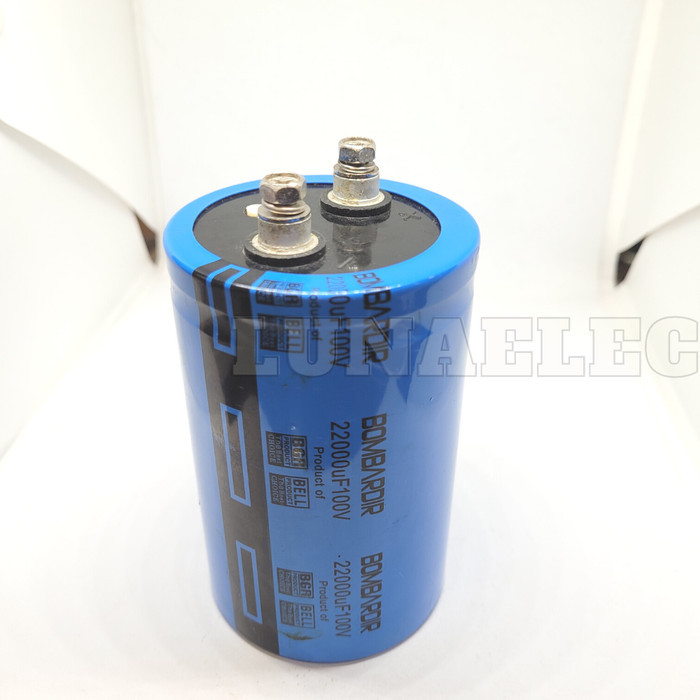 Elco 22000Uf 100V Bgr Bombardir Capacitor Kapasitor