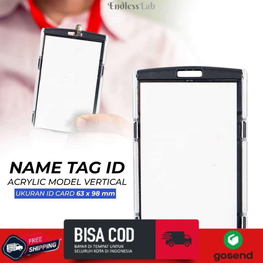 

NAME TAG AKRILIK ACRYLIC / ID CARD / Badge Holder