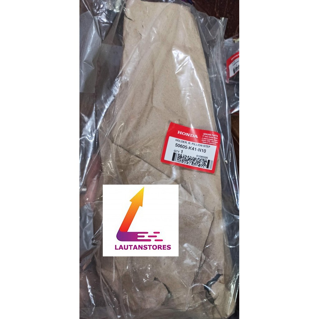 50605-K41-N10 Dudukan Foot Step Kanan New Supra X 125 Fi Cakram Barang Langka