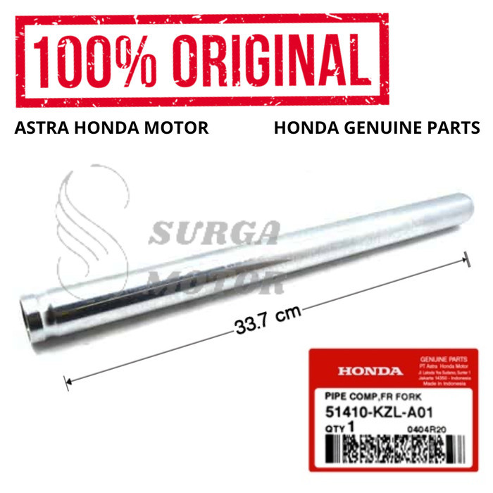 Pipa As Shock Depan Beat Pop Street Scoopy Spacy Vario110 Fi Esp Vario125 Original Honda Ahm  51410-