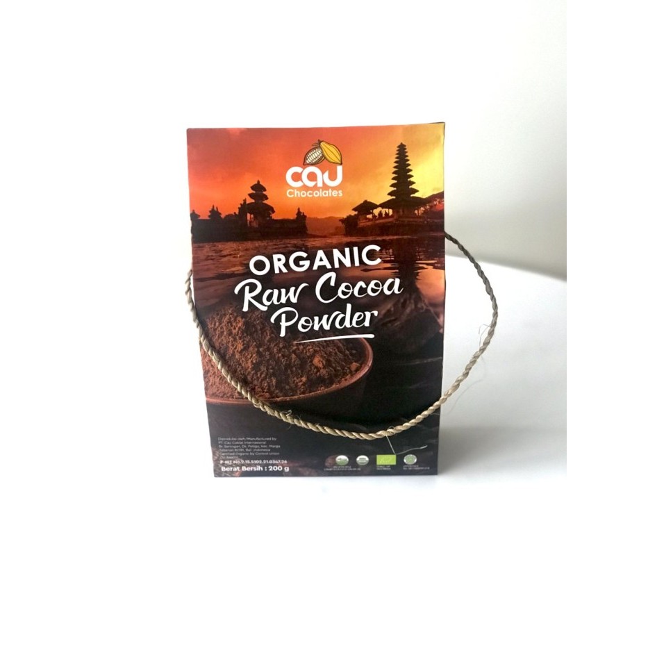 

Cau Chocolate, Organic Premium Raw Cocoa Powder 200Gr / Halal Terlaris