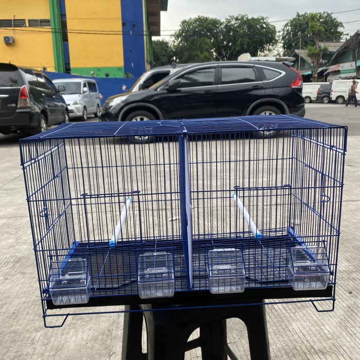 PROMO KANDANG BESI KOTAK SEKAT PENUTUP 60x35x35CM