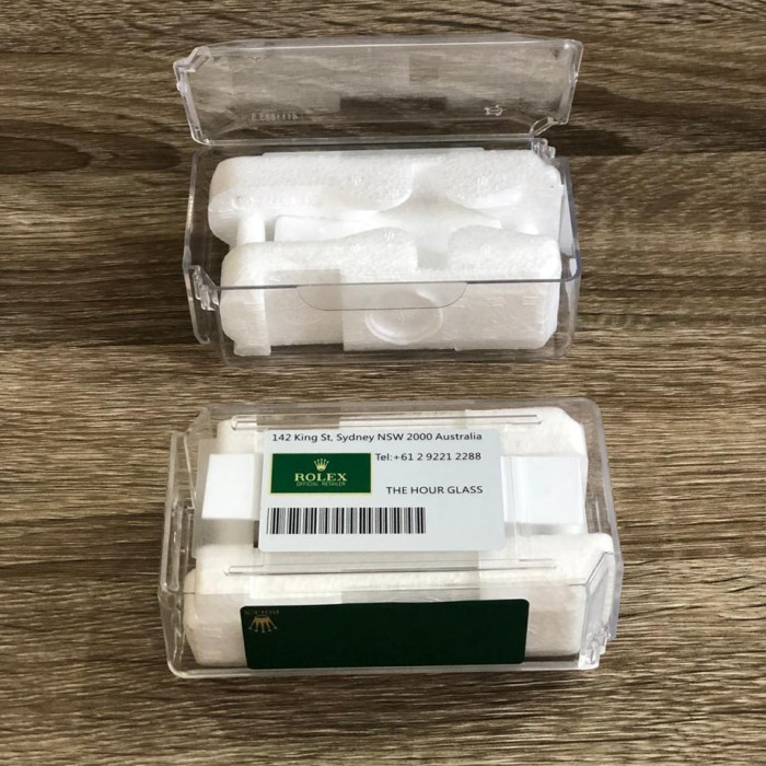 Kotak Jam Tangan Rolex Premium Transparan