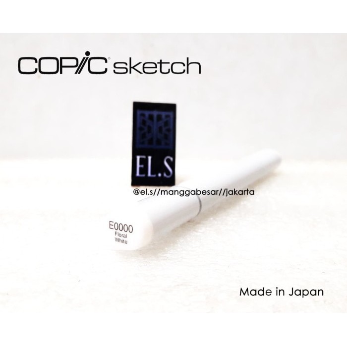 

Copic Sketch Marker E0000 FLORAL WHITE ( CSM )