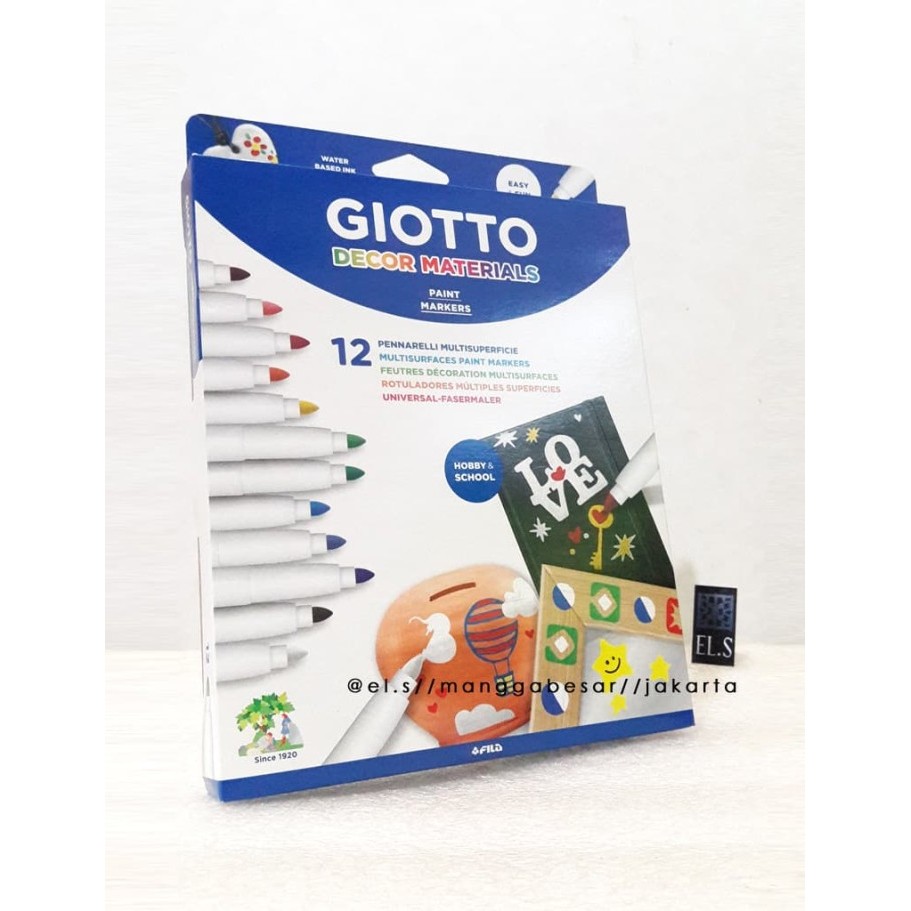 

Giotto Decor Materials set 12 Warna