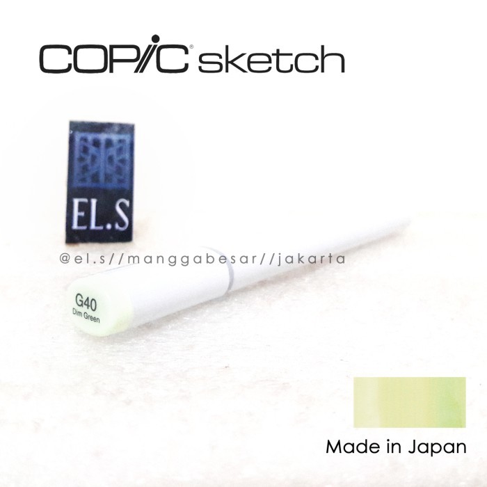 

Copic Sketch Marker G40 ( CSM )