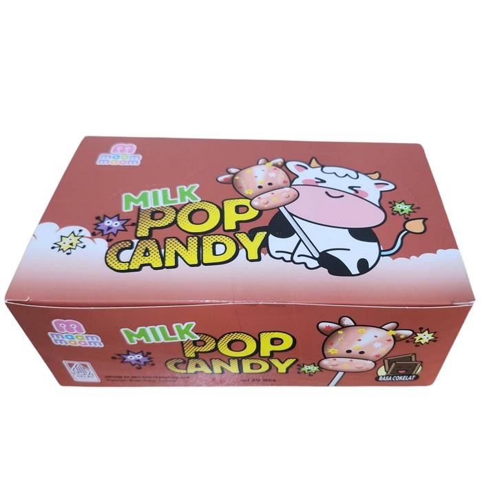 

terbaru !!! popcandypermen susu cokelat&milk pop candy 30pcs rasa dikirim random ready